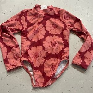 CITRINE swimsuit - Pink Flowers